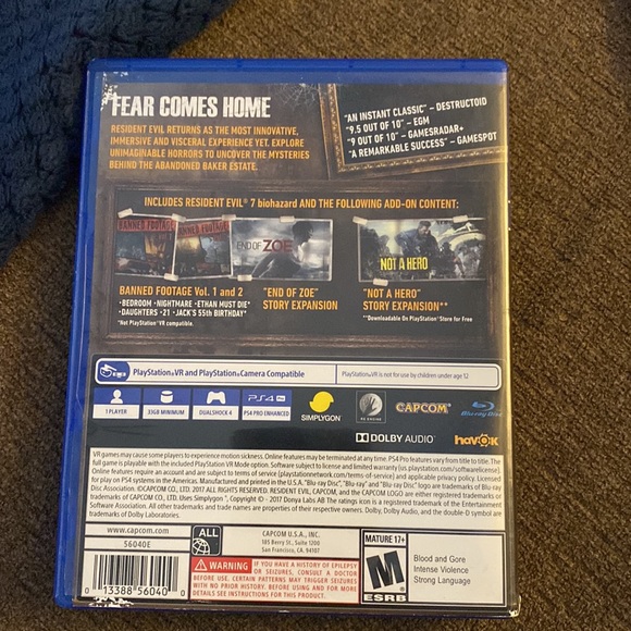 PS4 resident evil biohazard, gold edition - Picture 2 of 4